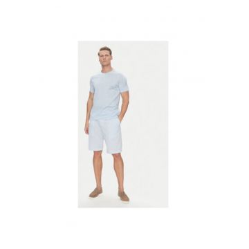 Pantaloni scurti barbati  25414093 - Bumbac - Albastru deschis