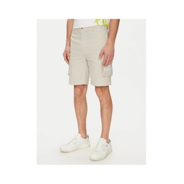 Pantaloni scurti barbati  60100045 - Bumbac - Alb - Alb