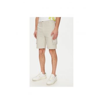 Pantaloni scurti barbati  60100045 - Bumbac - Alb