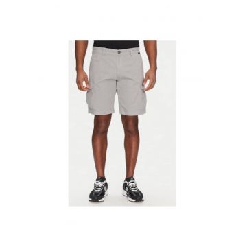 Pantaloni scurti barbati  NP0A4HOTH621 - Bumbac - Gri
