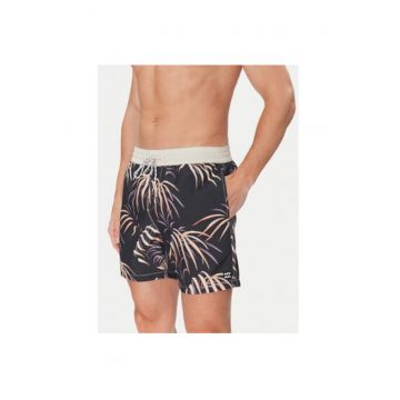 Pantaloni scurti de baie barbati  EBYJV00144 - Poliester reciclat - Multicolor
