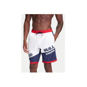 Pantaloni scurti de baie barbati  RMB10004 - Poliester - Bleumarin