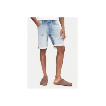 Pantaloni scurti din denim barbati  122696077