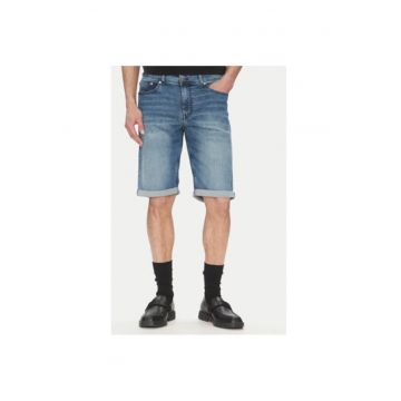 Pantaloni scurti din denim barbati  265820 552833 - Bumbac - W30-L30 US - Albastru