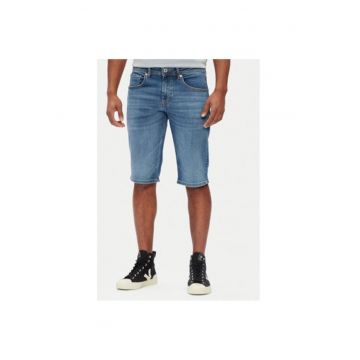 Pantaloni scurti din denim barbati  PM801081EE5 - Bumbac/Poliester - 29 US - Albastru
