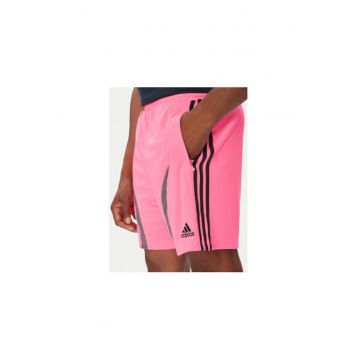 Pantaloni scurti sport cu logo brodat