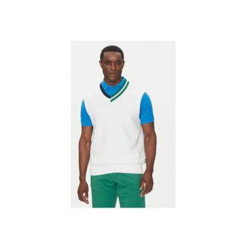 Pulover barbati  65013 151809 - Bumbac - Alb