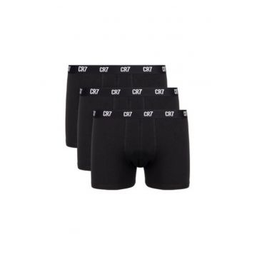 Set 3 boxeri barbati Cristiano Ronaldo Cr7 - 300 8100 49 - Bumbac/Elastan - M INTL - Negru