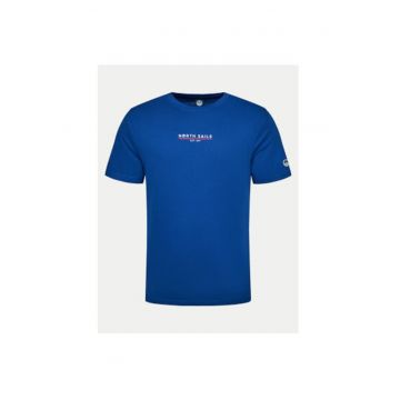 Tricou barbati -  304000584 - Bumbac - Albastru