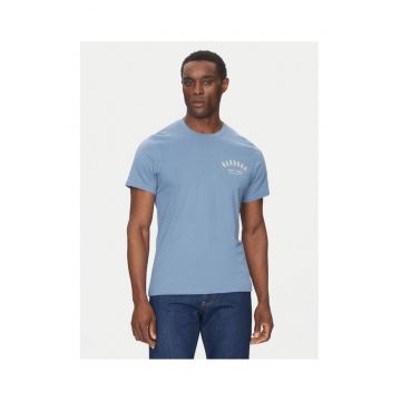 Tricou barbati  MTS0502BU27 - Bumbac - Albastru - Albastru