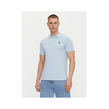 Tricou polo barbati  TB0A6VDP9401 - Bumbac organic - 45687 - Albastru deschis