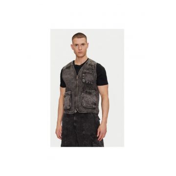 Vesta barbati  156140 - Bumbac - Negru