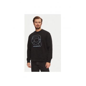 Bluza barbati -  304613036 - Bumbac organic - Negru