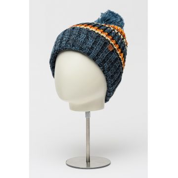 Caciula din tricot gros cu ciucure Goser