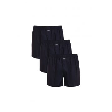 Jockey - Set de boxeri din bumbac cu detaliu cu logo - 3 perechi