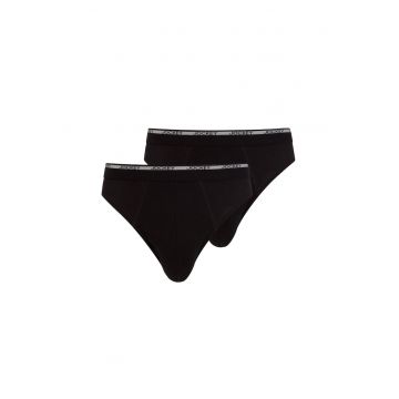 Jockey - Set de chiloti cu banda logo in talie - 2 perechi