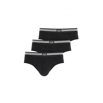 Jockey - Set de chiloti din bumbac cu banda logo in talie - 3 perechi