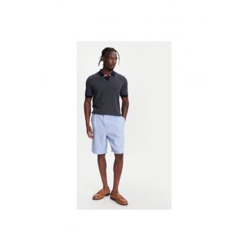 Pantaloni scurti barbati  43B3U9010 - In/Bumbac - Albastru