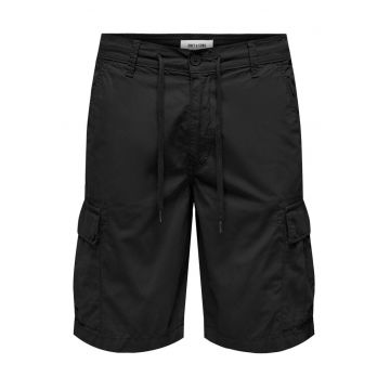 Pantaloni scurti barbati  Sons - 22029214 - Bumbac - 2XL INTL - Negru