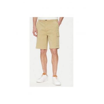 Pantaloni scurti barbati  TW536 - Bumbac - Bej