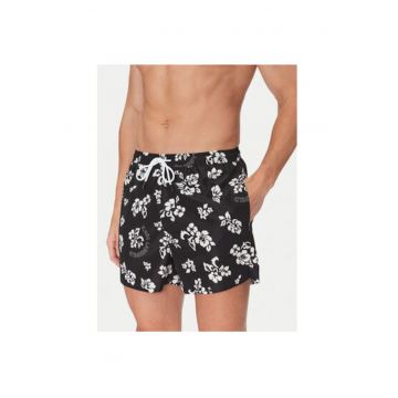 Pantaloni scurti de baie barbati  A2M46035 - Poliester - Negru