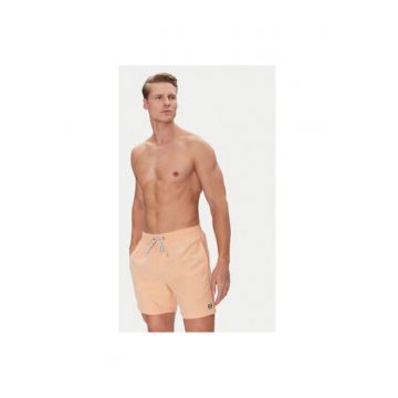 Pantaloni scurti de baie barbati  EBYJV00134 - Poliester reciclat - Portocaliu