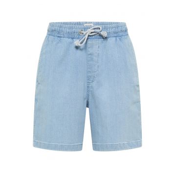 Pantaloni scurti din denim barbati  1016652 - Bumbac/Elastan - Albastru