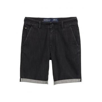 Pantaloni scurti din denim barbati  1044986 - Bumbac - Negru