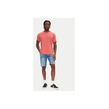 Pantaloni scurti din denim barbati  112362505 - Bumbac/Elastan - Albastru