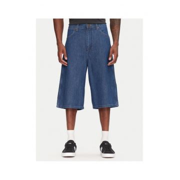 Pantaloni scurti din denim barbati  112362550 - Bumbac - Albastru - Albastru