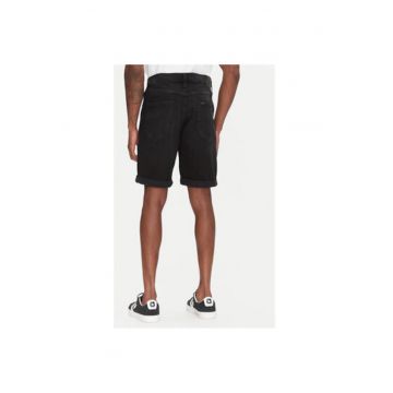 Pantaloni scurti din denim barbati  112363930 - Bumbac - Negru