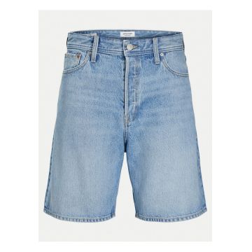 Pantaloni scurti din denim barbati  12269533 - Bumbac - Albastru