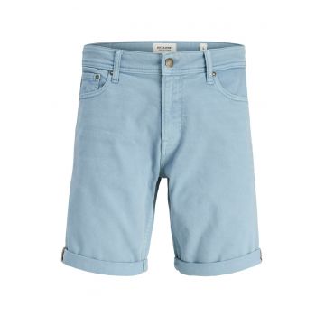Pantaloni scurti din denim barbati  12274985 - Bumbac - Albastru deschis