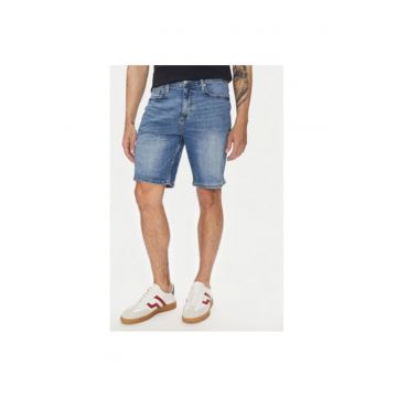 Pantaloni scurti din denim barbati  30-550000VBL - Bumbac - Albastru