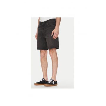 Pantaloni scurti din denim barbati  A8461-0006 - Bumbac - Gri