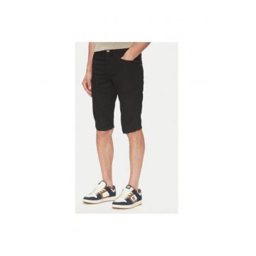Pantaloni scurti din denim barbati  INKEM 70-172 - Bumbac - Negru