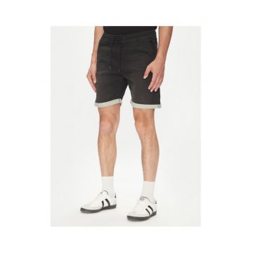 Pantaloni scurti din denim barbati Jack Jones - 12269594 - Bumbac/Poliester - Negru - Negru