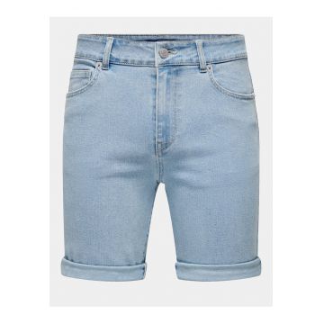 Pantaloni scurti din denim barbati  Sons - 22029038 - Bumbac/Poliester - Albastru