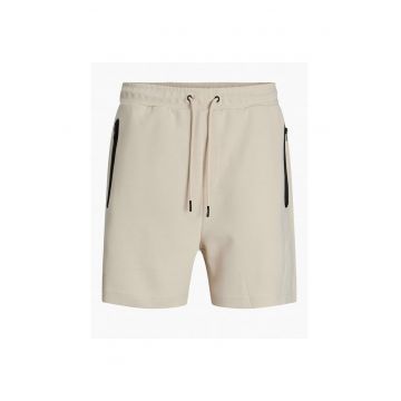 Pantaloni scurti sport barbati  12273304 - Poliester/Bumbac - Bej