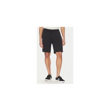 Pantaloni scurti sport barbati  20718382 - Bumbac/Poliester - Negru