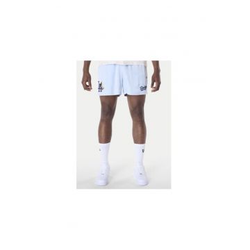 Pantaloni scurti sport barbati  60596373 - Rayon/Poliester reciclat - Albastru deschis
