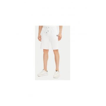 Pantaloni scurti sport barbati  705014 552900 - Bumbac organic - Alb