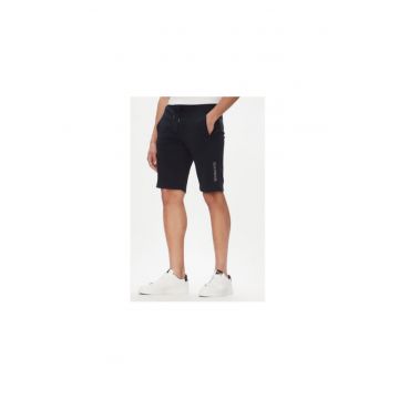 Pantaloni scurti sport barbati  8255 75070C - Bumbac/Poliester - Bleumarin