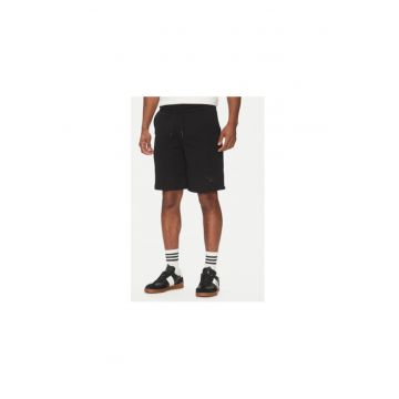 Pantaloni scurti sport barbati  UMP25007BE - Bumbac/Poliester - Negru