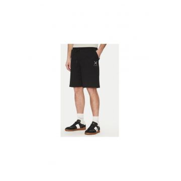Pantaloni scurti sport barbati  UMP25276BE - Bumbac - Negru