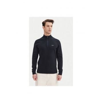 Pulover barbati  251MA1489L506 - Bumbac - Bleumarin