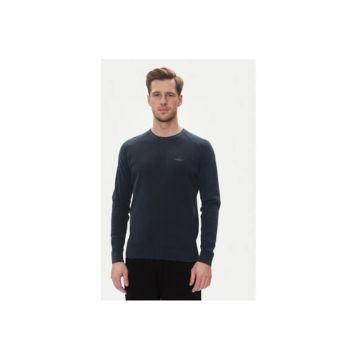 Pulover barbati  251MA1556L560 - Bumbac - Bleumarin
