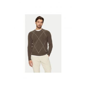 Pulover barbati -  304287237 - Bumbac/Nylon - Maro