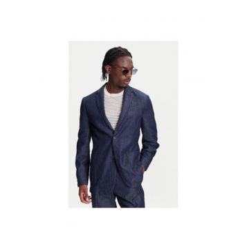 Sacou barbati  20QFUW01X - Bumbac - Bleumarin
