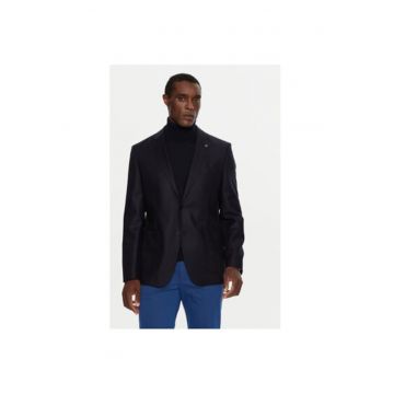 Sacou barbati  50528023 - Lana/Elastan - Bleumarin